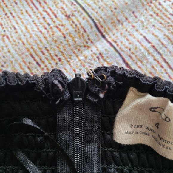 Pins and Needles Black Strapless Dress Size 4 - Picture 6 of 8